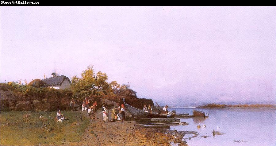 Meszoly, Geza Fishermen's Ferry at the River Tisza